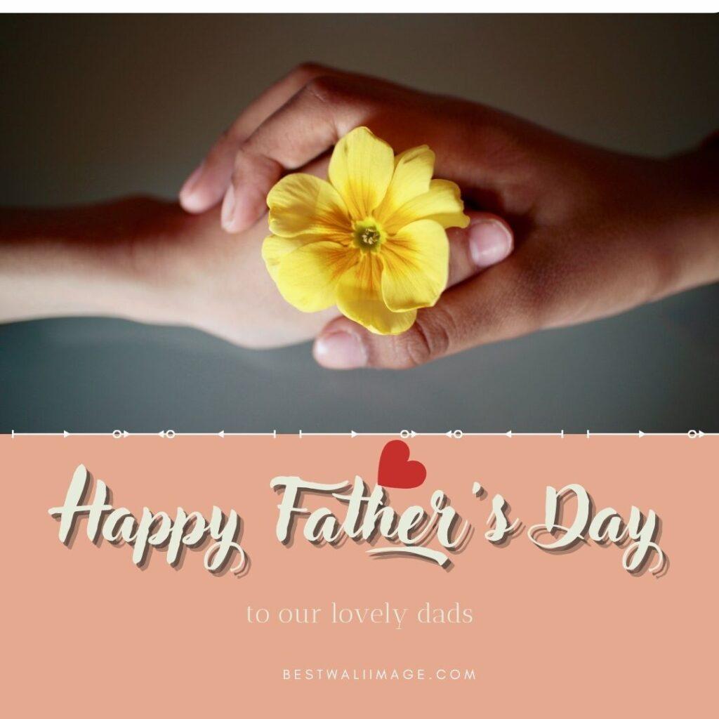 Happy Father's Day with father's finger child holding images