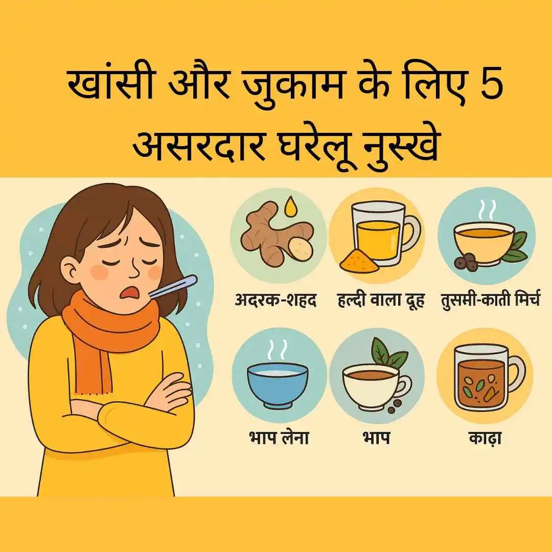 Khansi jukham ke Gharelu Nuskhe